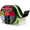 Grip Tape Glow in Dark Stripe Heavy Duty Anti Slip Tape for Stairs Outdoor Indoor Waterproof 2 Inch x 35 Feet Non Skid Roll Stair Steps Traction Tread