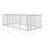 Outdoor Dog Kennel 26.2'x13.1'x6.6'