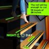 Grip Tape Glow in Dark Stripe Heavy Duty Anti Slip Tape for Stairs Outdoor Indoor Waterproof 2 Inch x 35 Feet Non Skid Roll Stair Steps Traction Tread